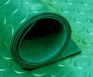 Peniažková guma zelená 3mm/1200mm