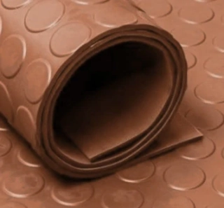 Peniažková guma hnedá 3mm/1200mm
